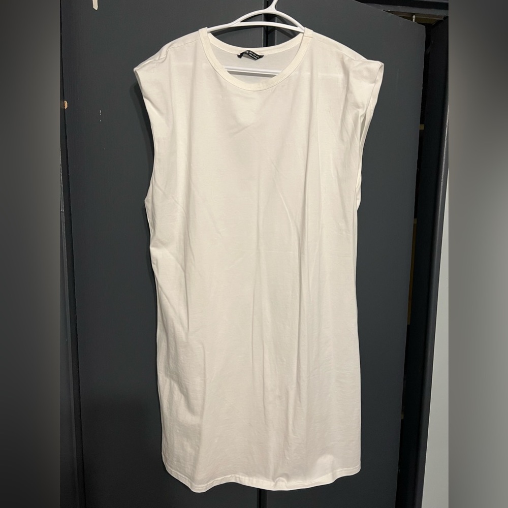 White shirt dress new without tags never worn size size 12 shein